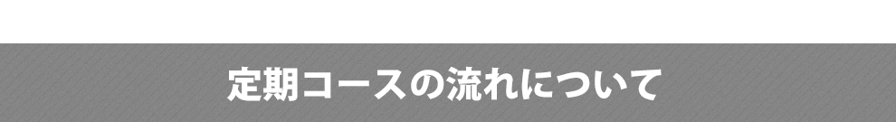 定期コースの流れについて